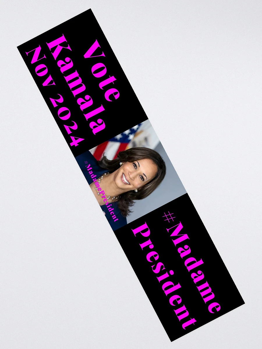 Vote Kamala - #MadamePresident Bumper Sticker product image (2)