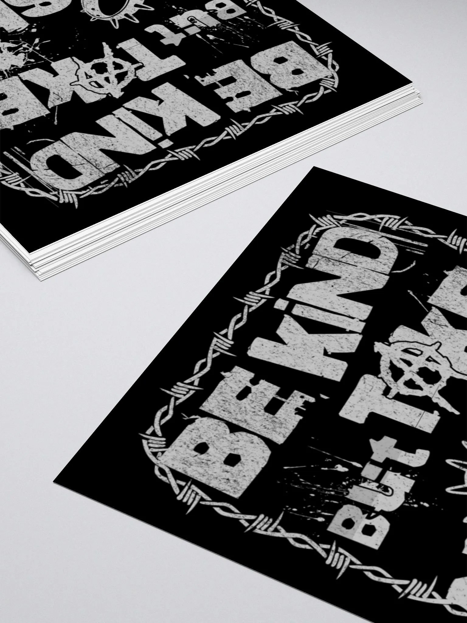 Be Kind Punk Kiss-Cut Stickers product image (2)