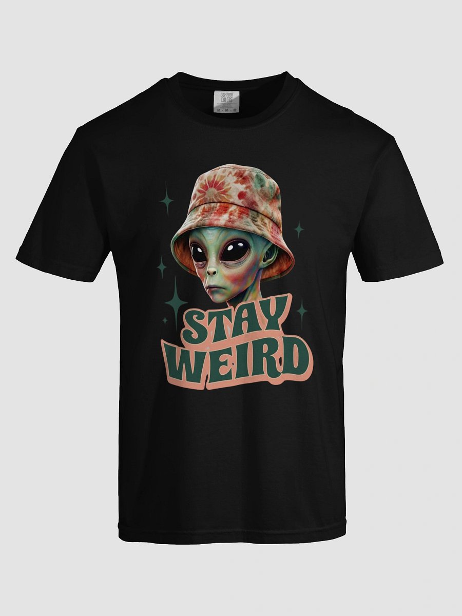 Stay Weird Alien Tie-Dye Bucket Hat Comfort Color 1717 T-Shirt product image (42)
