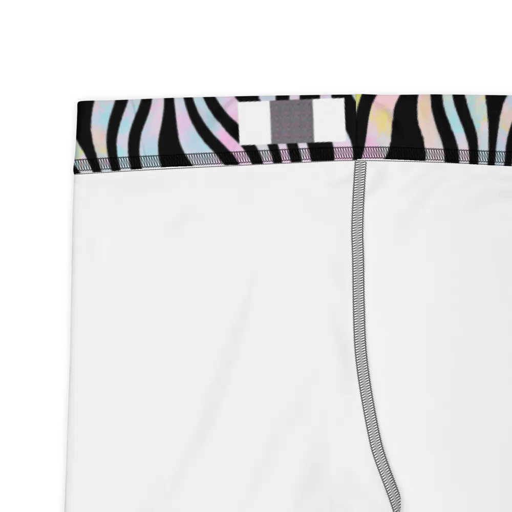 Leggings in wavy pink black and turquoise design product image (9)