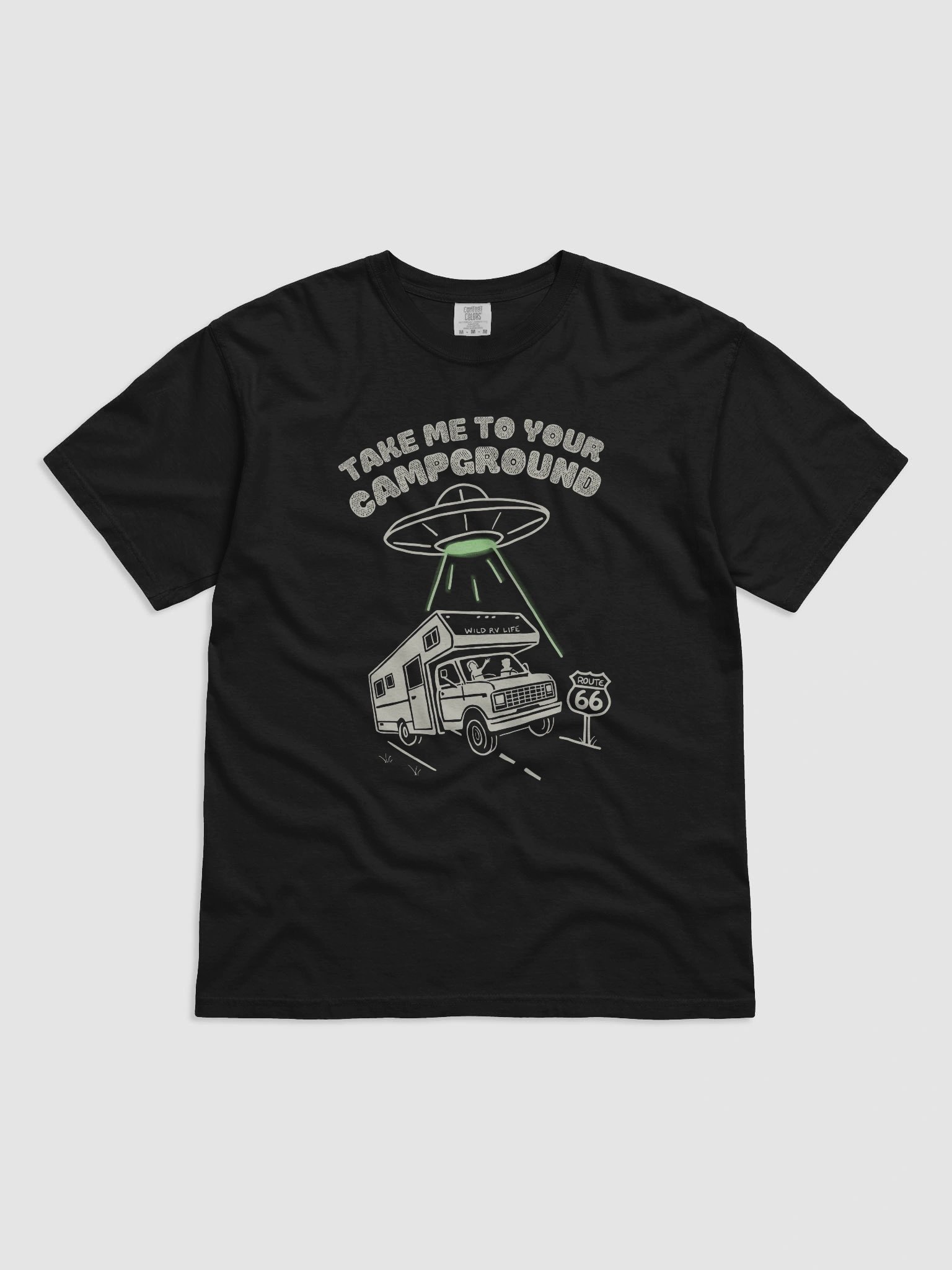 Route 66 Alien T-Shirt - “Take Me To Your Campground” product image (4)