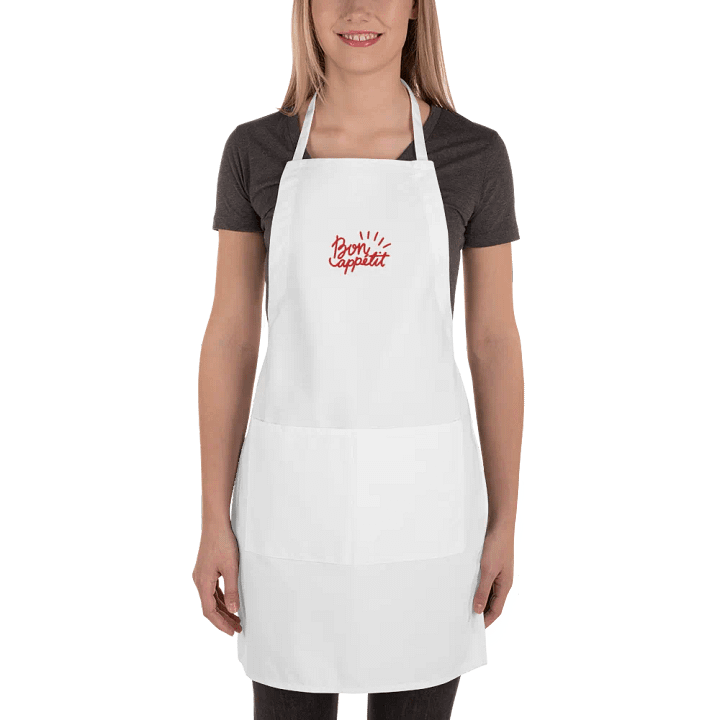"Bon Appétit" Embroidered Apron product image (4)