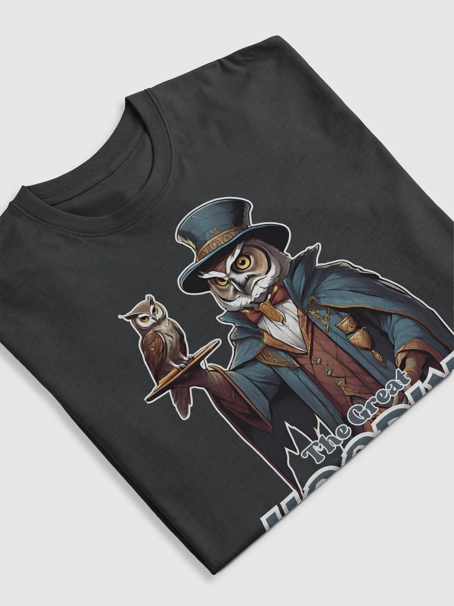 The Great Hoodini Funny Owl Magician T-shirt product image (5)
