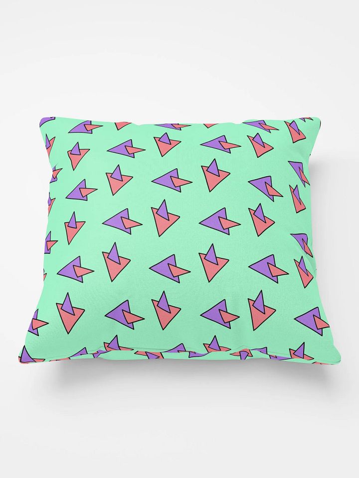Modern Memphis Throw Pillow - Green product image (1)