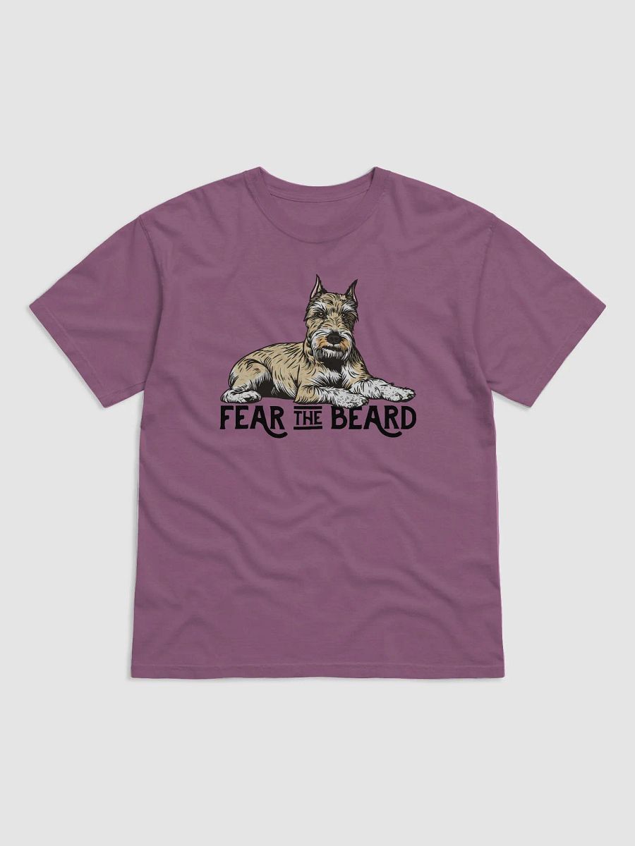 Fear the Beard T-Shirt of a Schnauzer(Wheaten 2) | Funny T-Shirt for Bearded Dog Paw-rents product image (9)