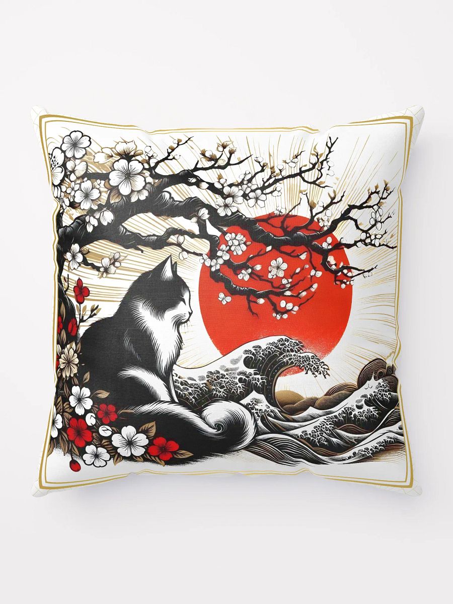Cherry Blossom Cat Pillow product image (6)