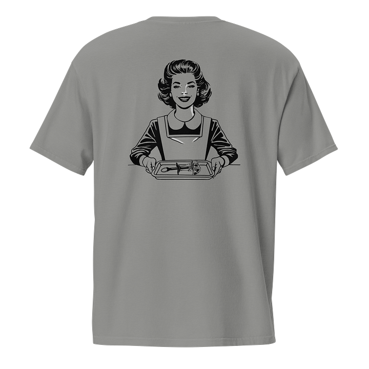 Trad Wife (front and back) - Pocket Tee [Unisex Sizing] product image (1)