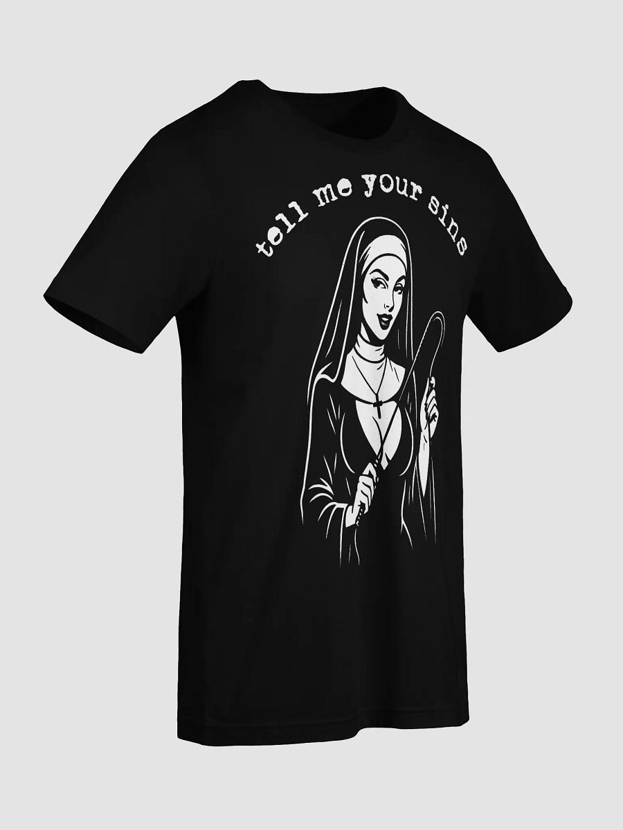 Tell Me Your Sins Tee – Kinky Nun Graphic Shirt product image (10)