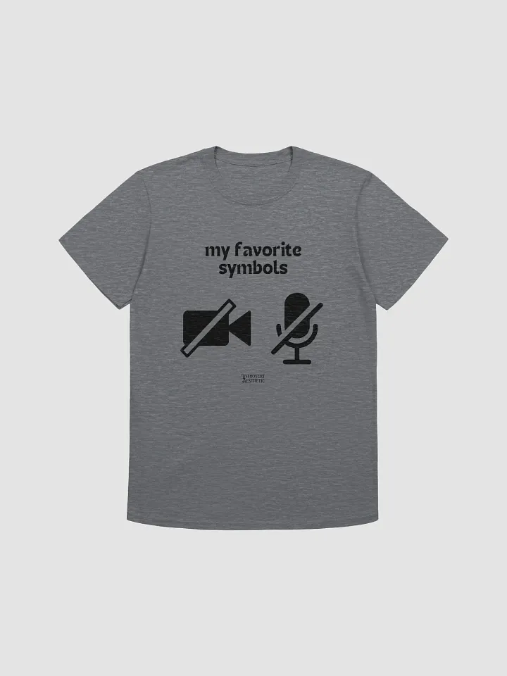 Favorite Symbols Comfort T-Shirt product image (1)