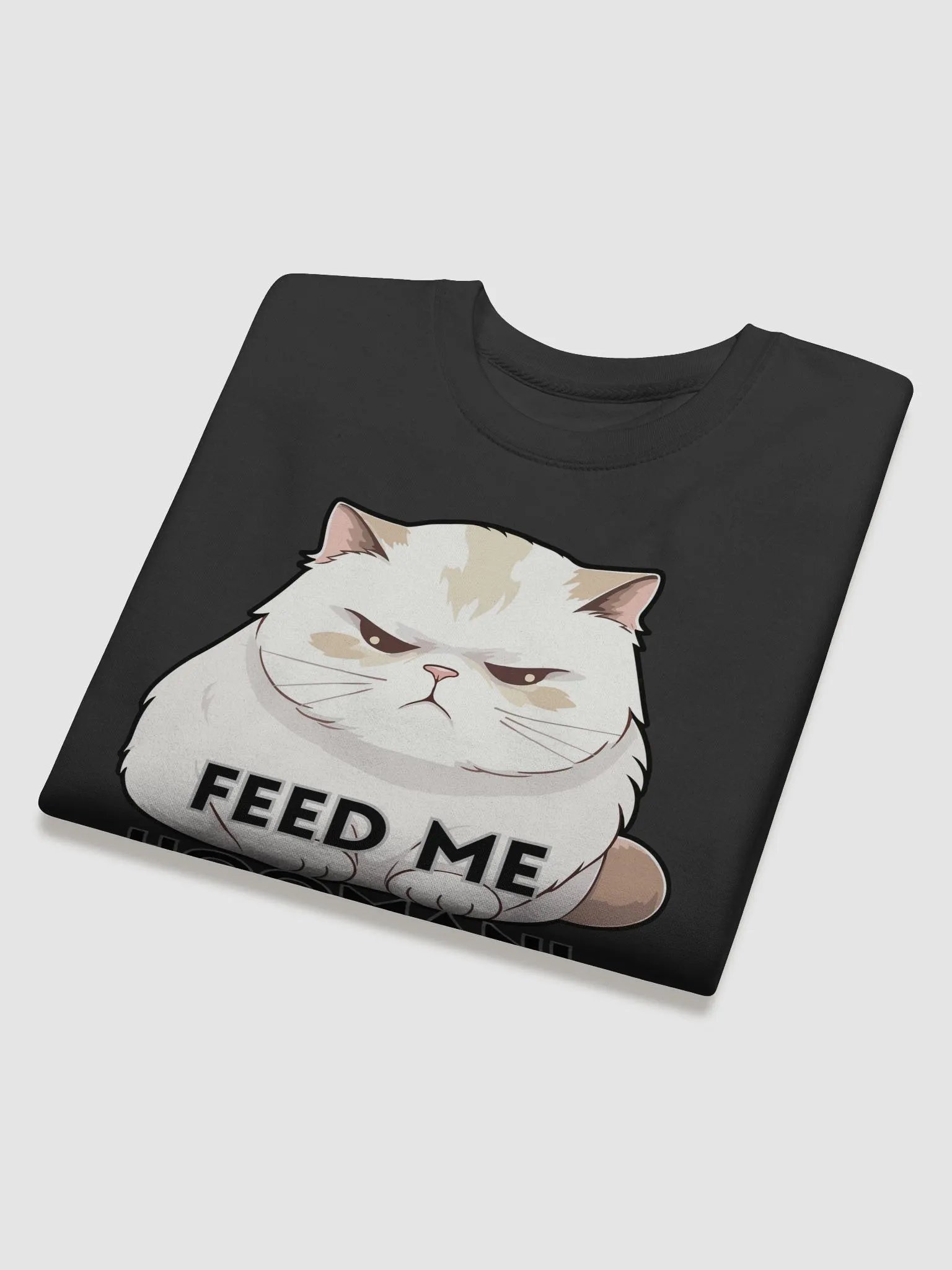 Grumpy Cat Demands Feeding Premium Sweatshirt product image (3)