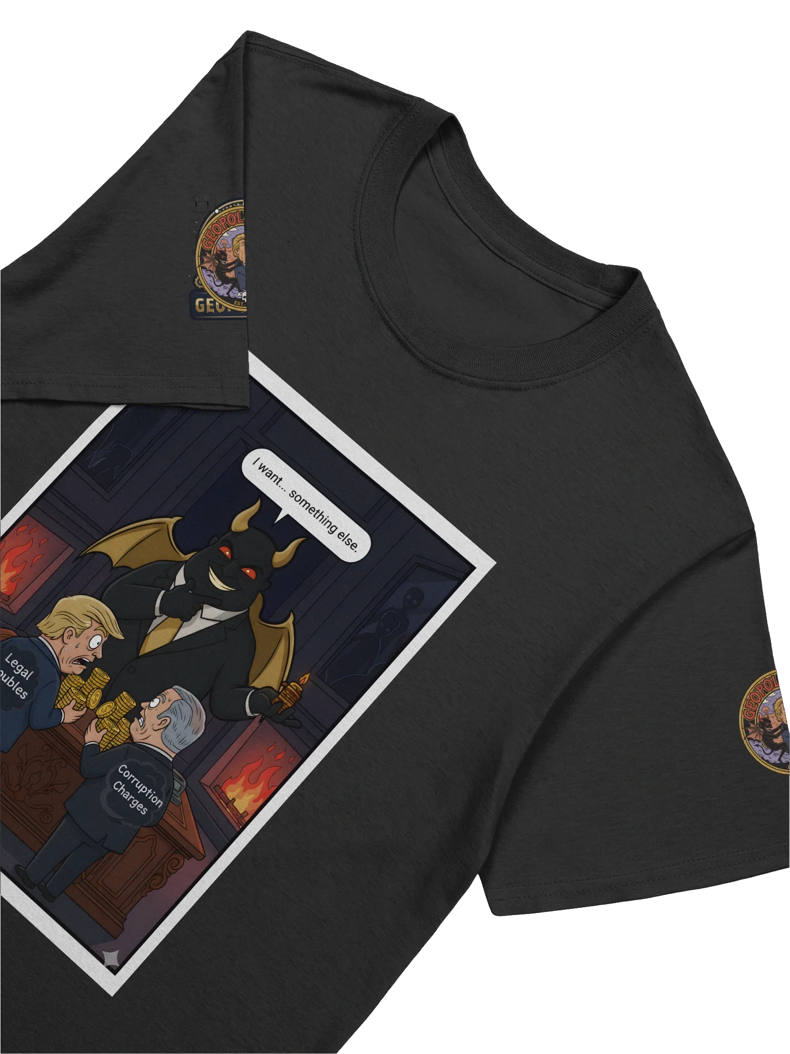 Global Chaos Caricature T-Shirt product image (25)