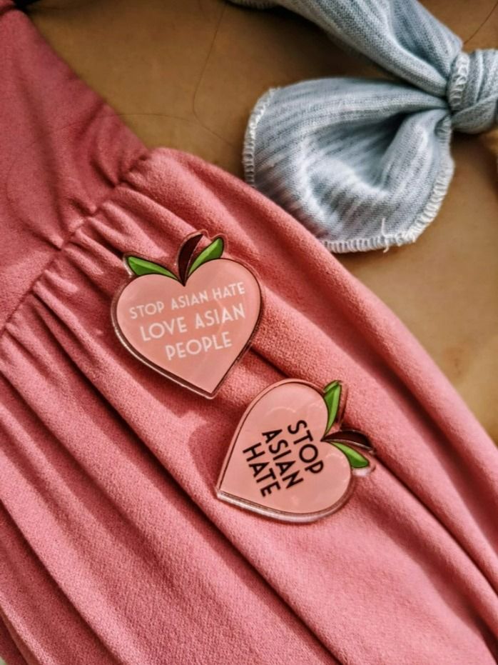 Stop Asian Hate Pins product image (1)