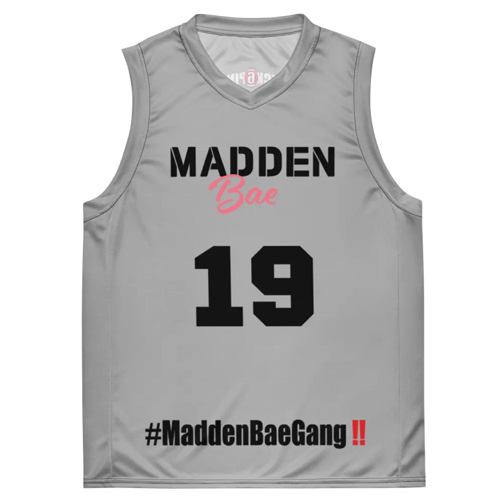 Madden Bae Jersey 👨‍🎨 (Gray + Black Logo) product image (1)