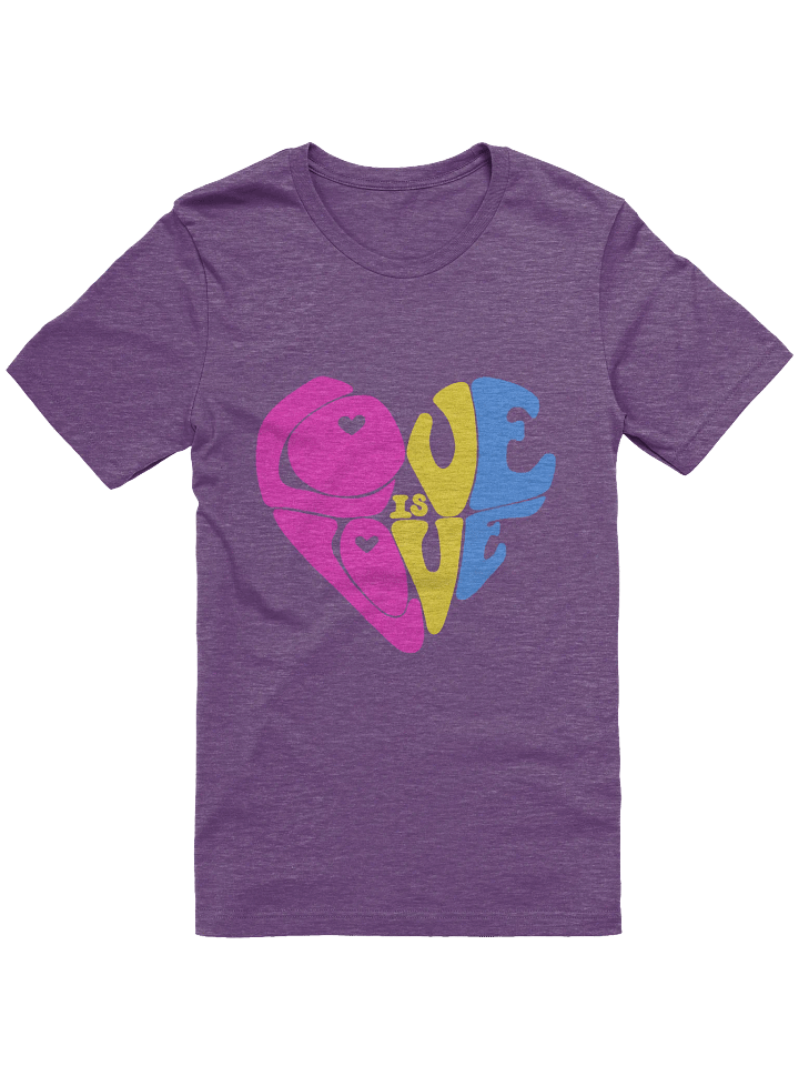 Pansexual Love is Love big print tee product image (1)