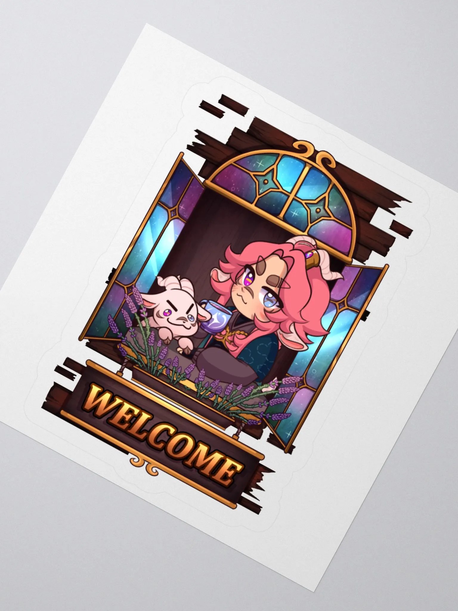Welcome Taveller! | Kiss Cut Sticker product image (2)
