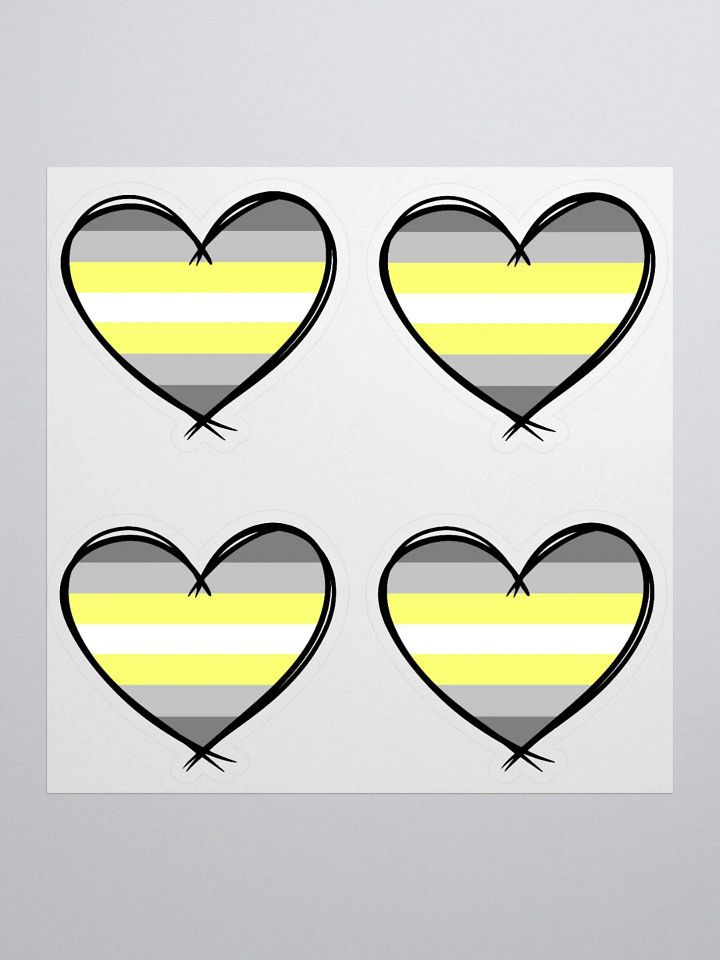 Demigender Pride Stickers product image (2)