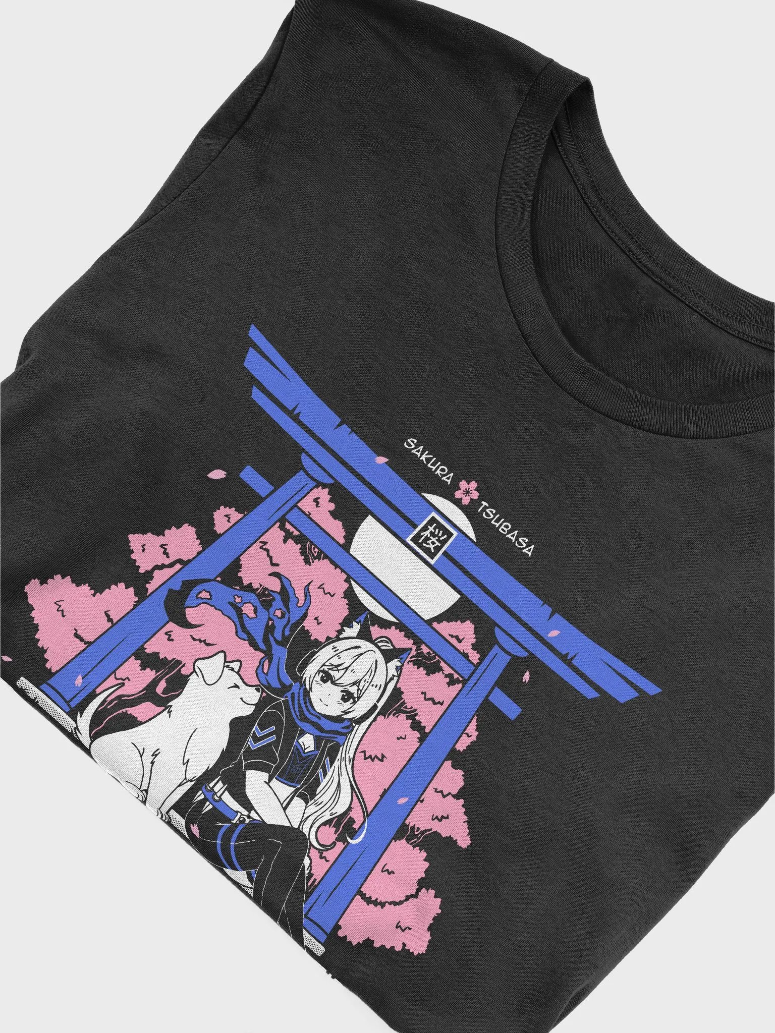 Sakura Tsubasa Blossom Viewing Fitted Tshirt product image (5)