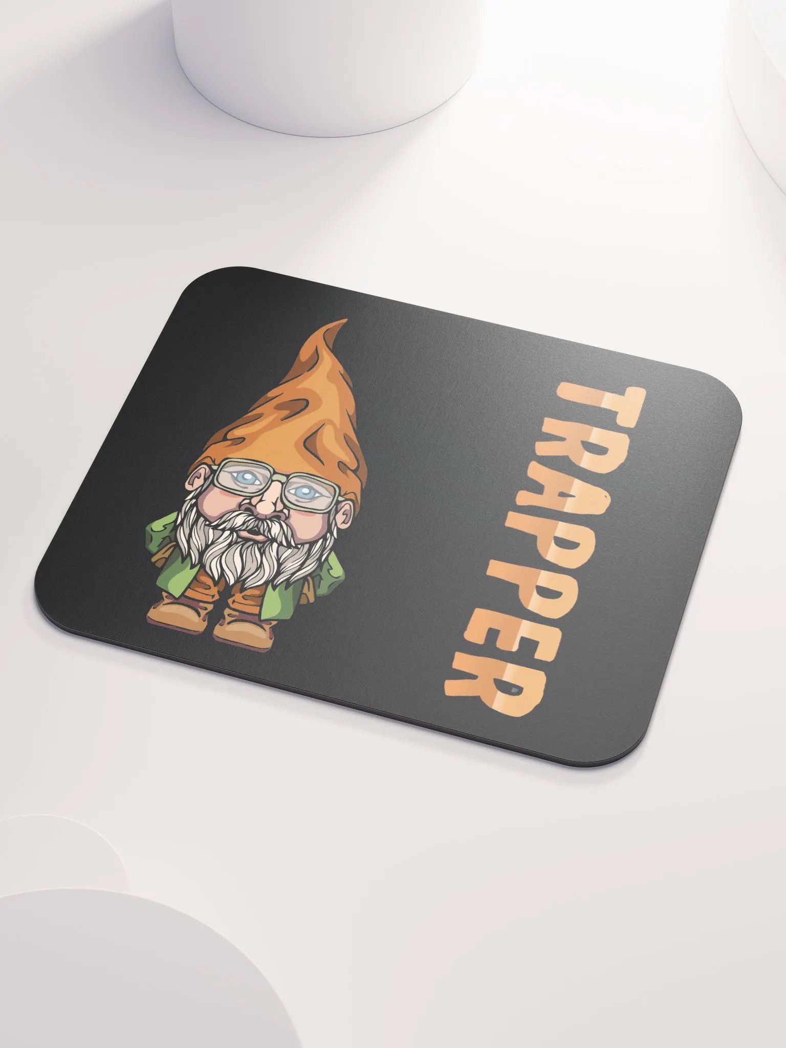Trapper Logo Mouse Pad - Dark Background product image (3)
