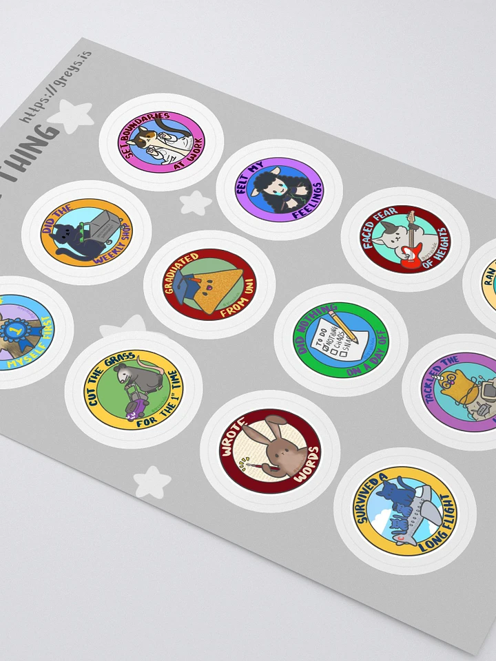 Did The Thing Sticker Sheet pt 2 product image (2)