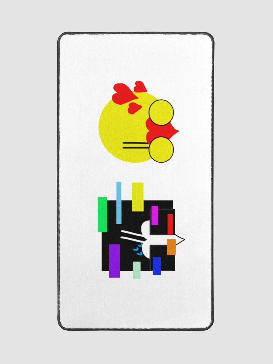 Bobby & Glitchy (Hearts) Desk Mat product image (2)