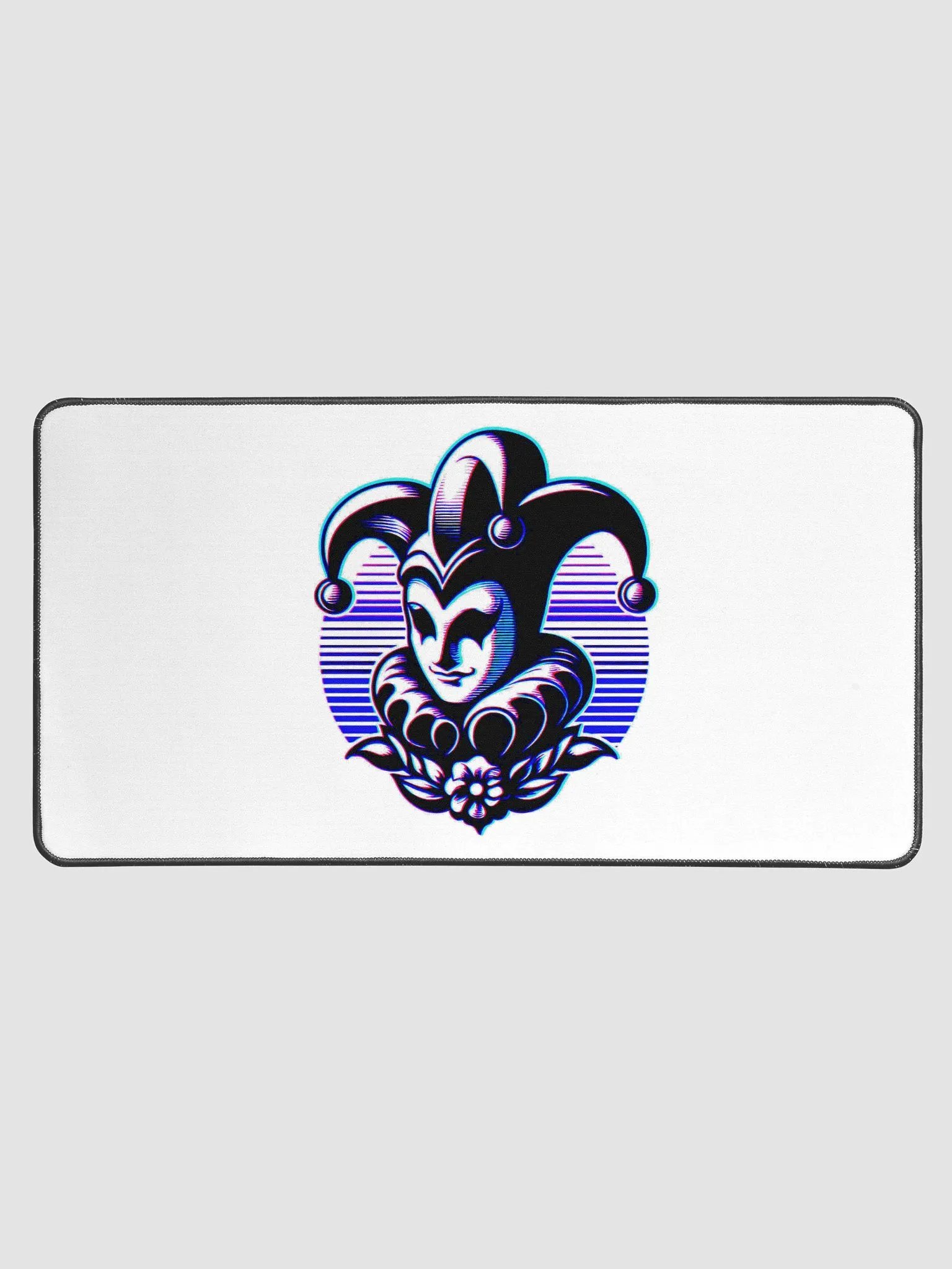 the white jester deskmat product image (1)