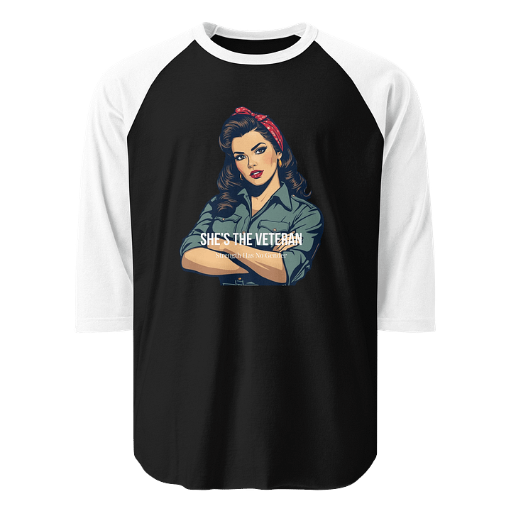 She’s The Veteran Two-Tone T-Shirt product image (1)