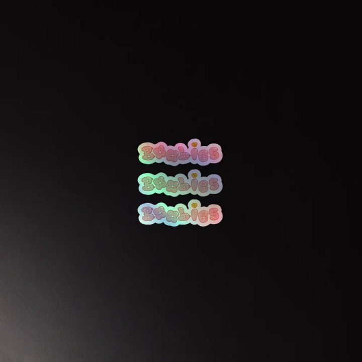 Holographic Boobies Stickers product image (2)