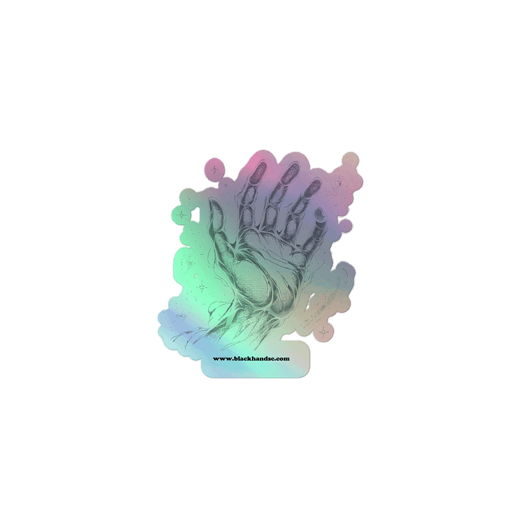 Glass Hand Holographic Sticker Set product image (1)