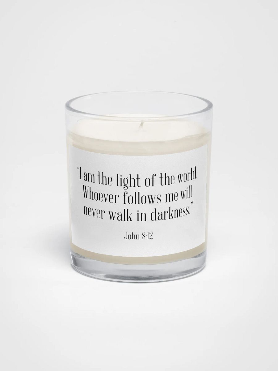 Follow the Light - John 8:12 Scripture Inspired Candle product image (1)