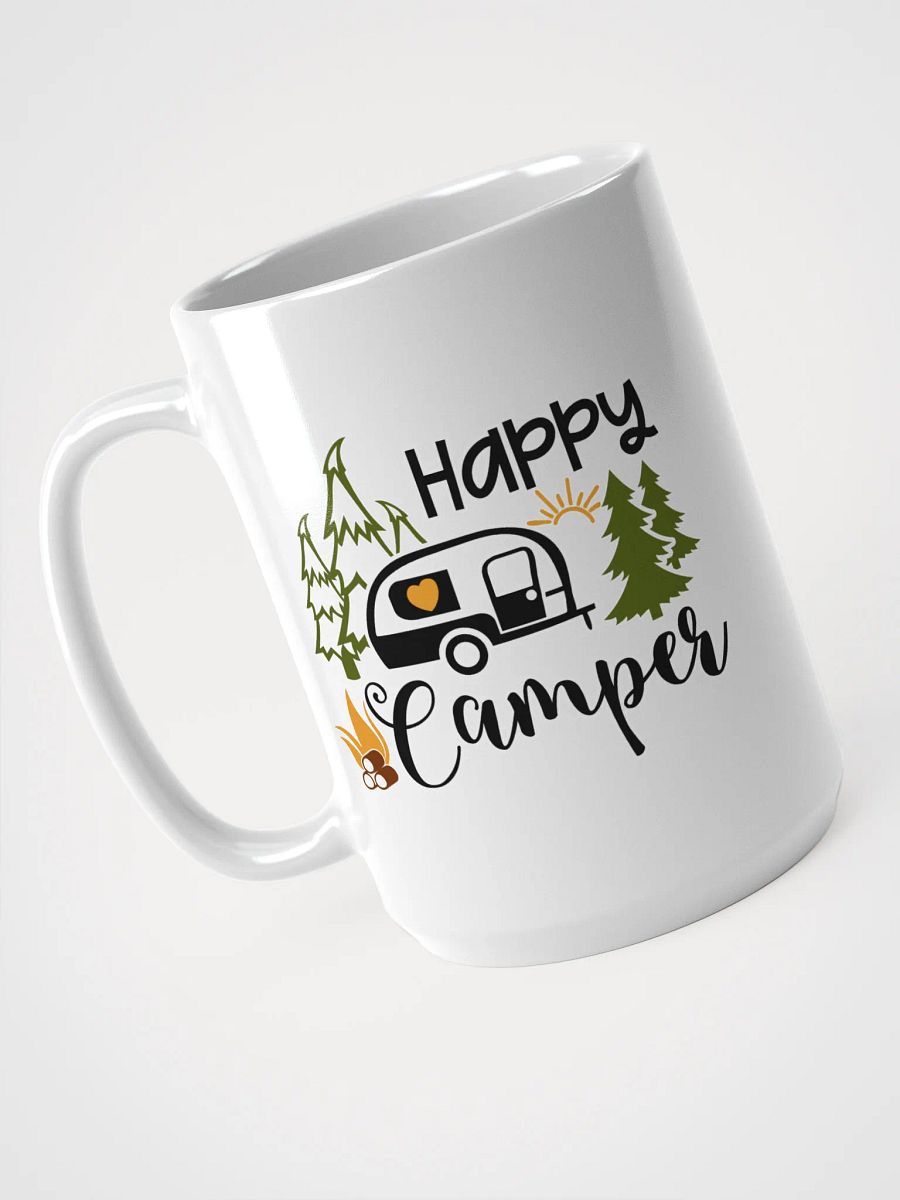 Happy Camper White Coffee Mug product image (3)