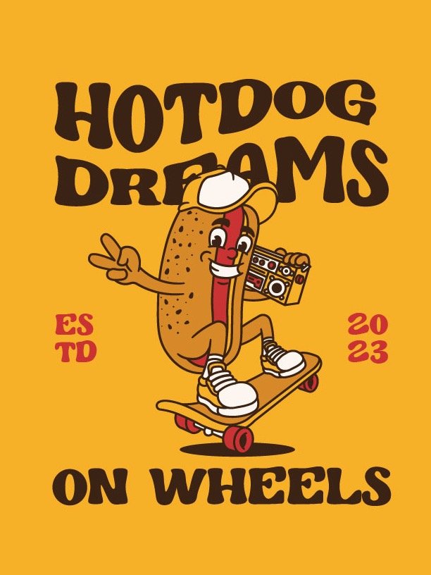Hot Dog Mascot Character Illustration Design product image (1)