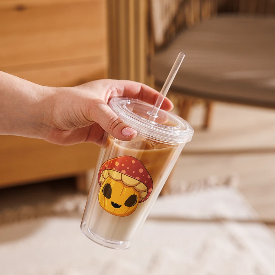 Mushie Pumpkin Plastic Tumbler product image (3)