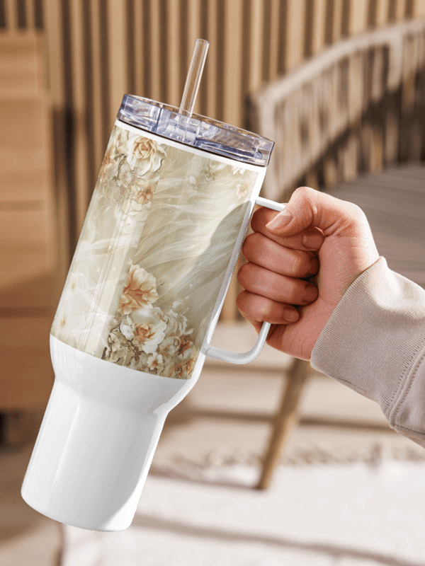 Floral Elegance Travel Mug product image (1)