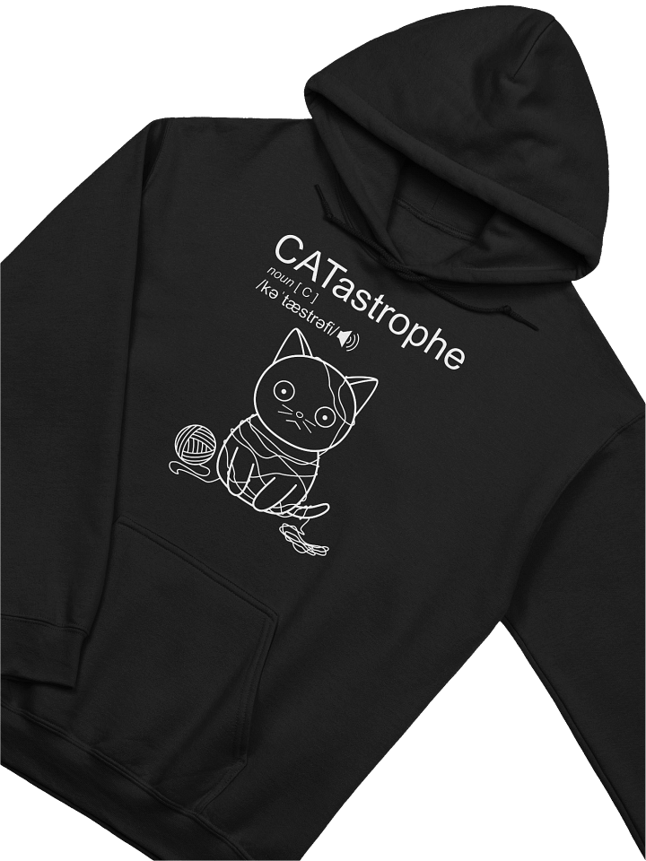 CATastrophe (Cat with Yarn) - Unisex Adult Hoodie product image (4)