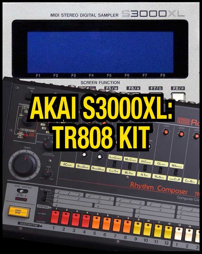 Akai S3000XL: TR808 Kit product image (1)