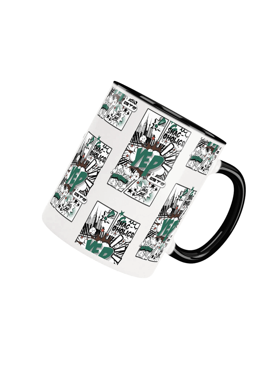 Shac-oholics Comic Blast Mug - Dark Green 