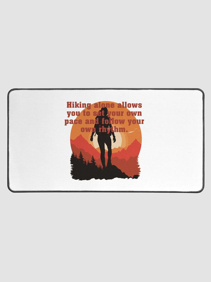 Hiking alone allows you to set your own pace and follow your own rhythm. product image (1)