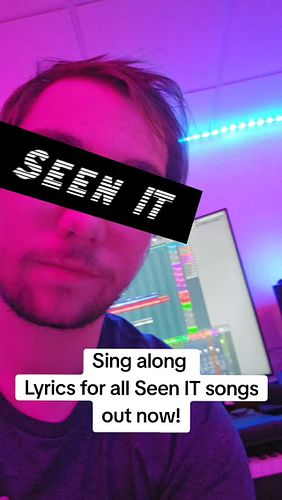 Lyrics out now for all Seen IT songs!

#lyrics #musiclyrics