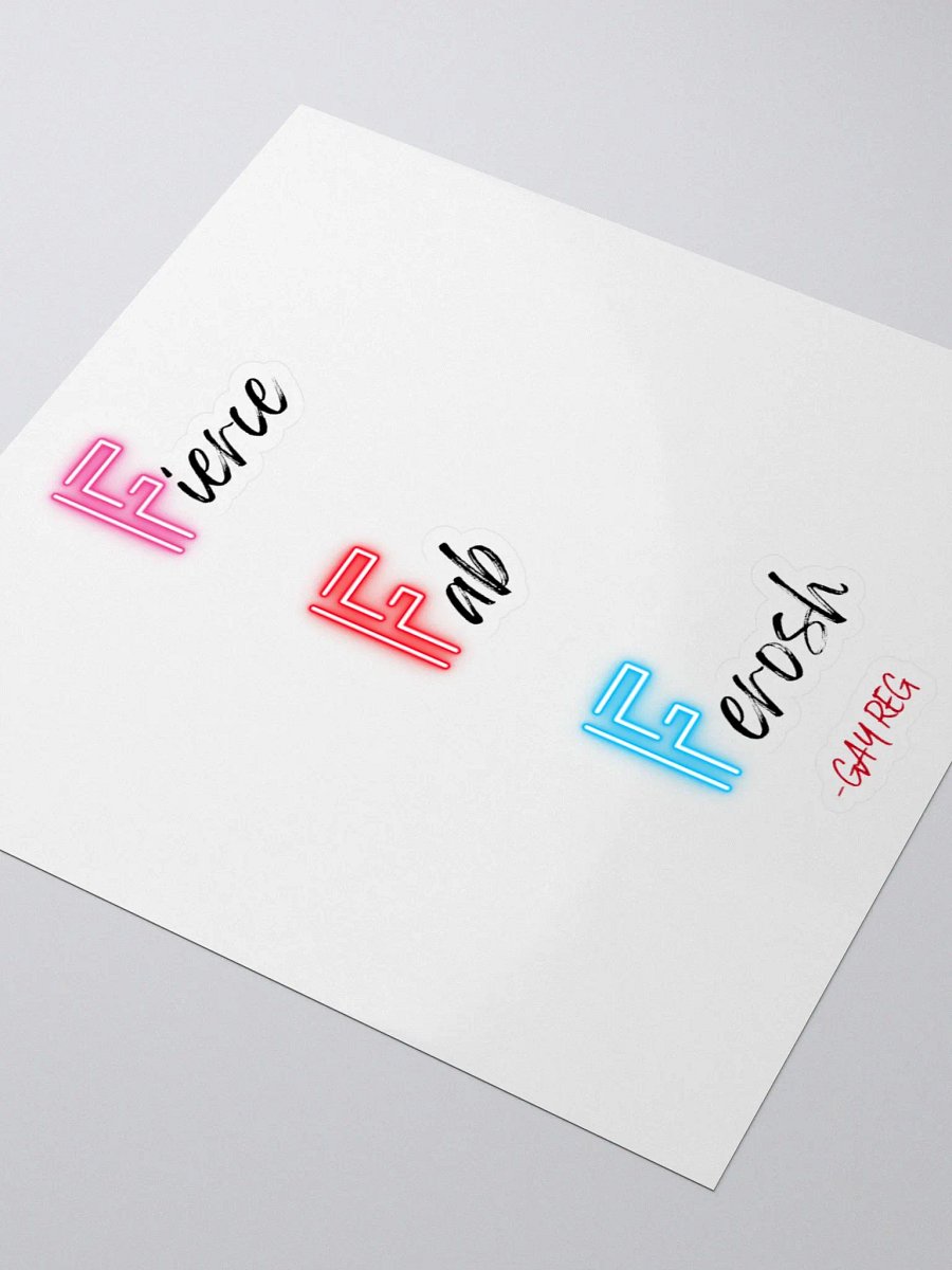 Fierce Fab Ferosh - Sticker product image (7)