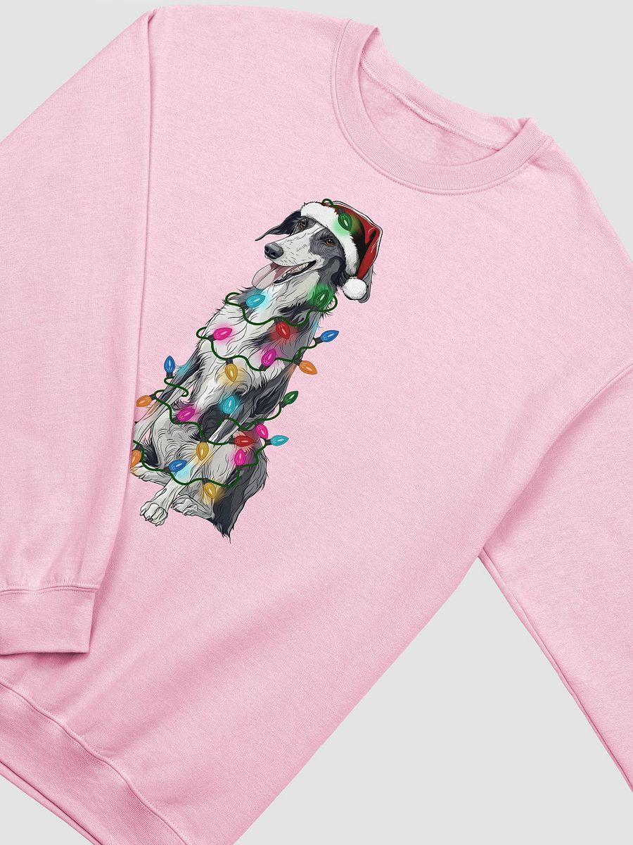 Funny Borzoi(Black & White) Christmas Sweatshirt product image (18)