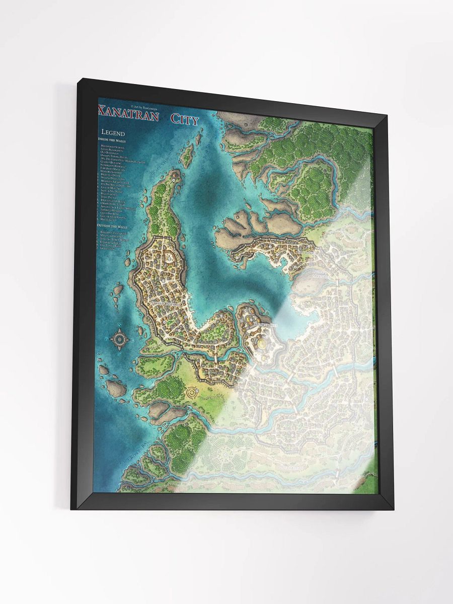Xanatran City Framed Poster 16'' x 20'' product image (3)