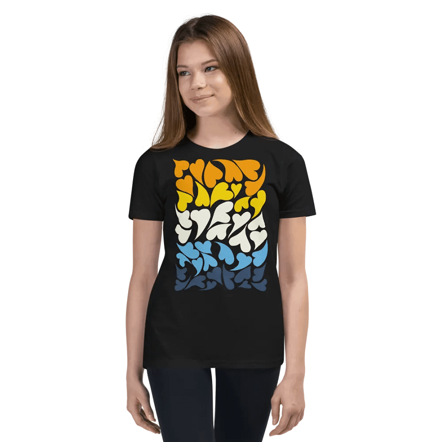 Nestled PRIDE Aroace T-shirt (Youth) product image (5)