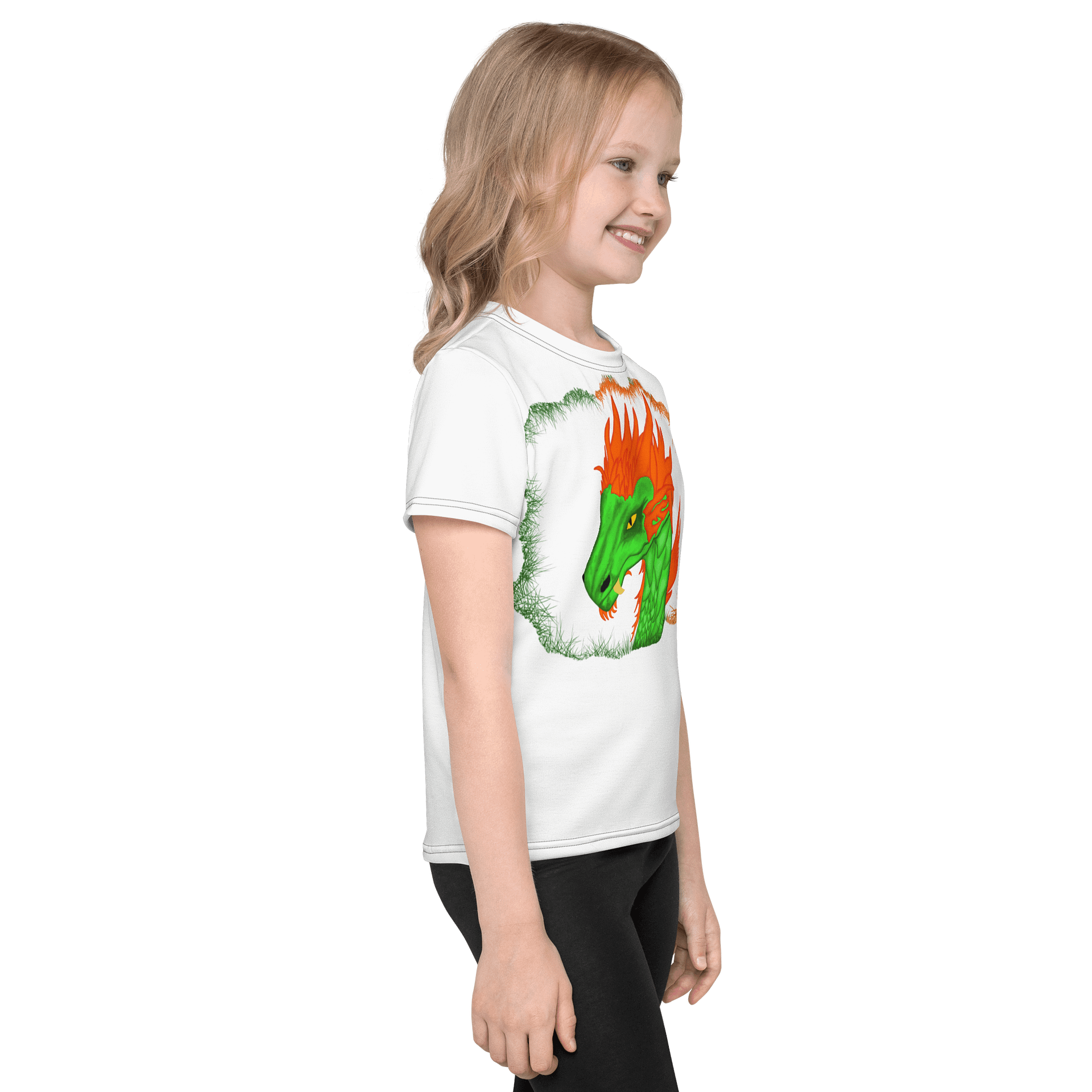 Fierce Dragon All-Over Print Kids T-Shirt product image (4)