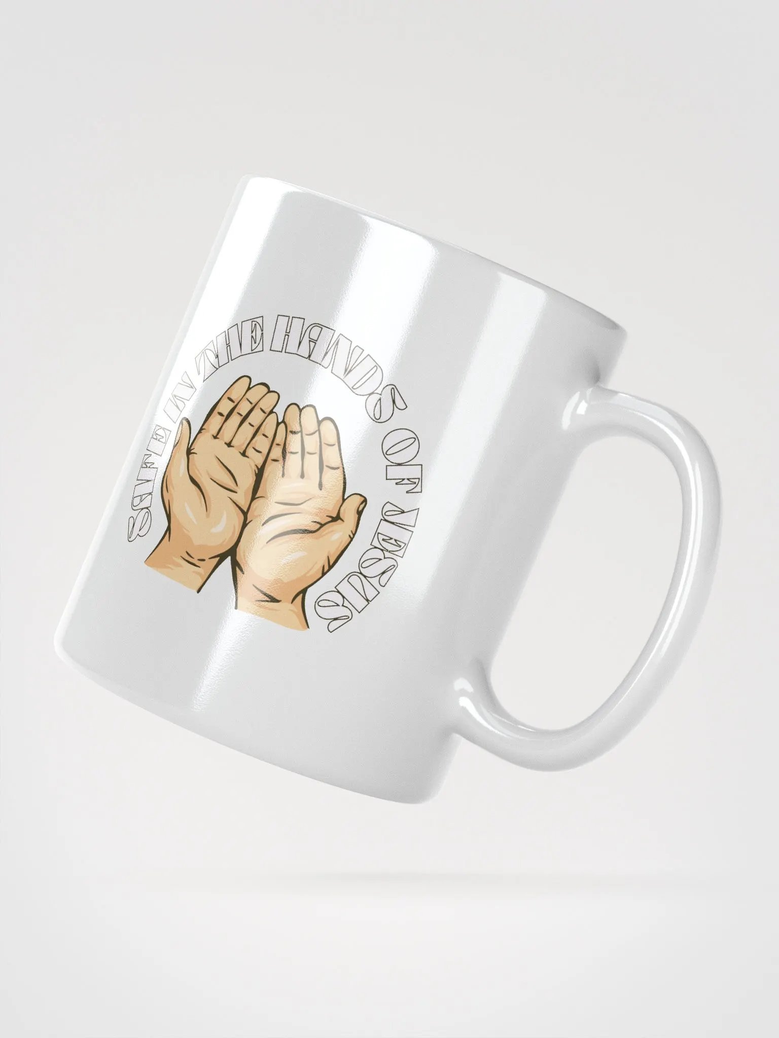 "Safe In The Hands of Jesus" Mug product image (4)