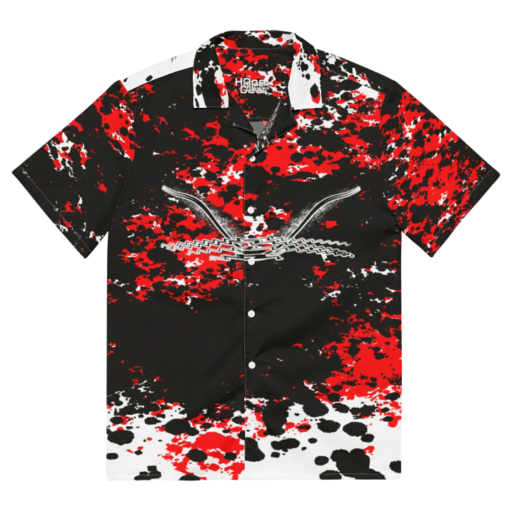 Black HApex Gear Black Logo Hawaiian Shirt product image (2)