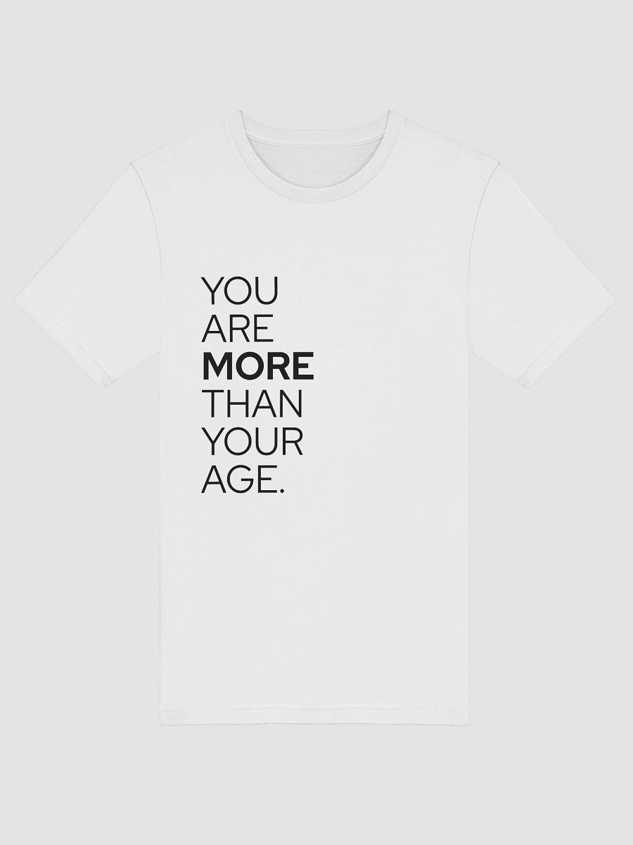MTYA White T/Black Letters product image (5)