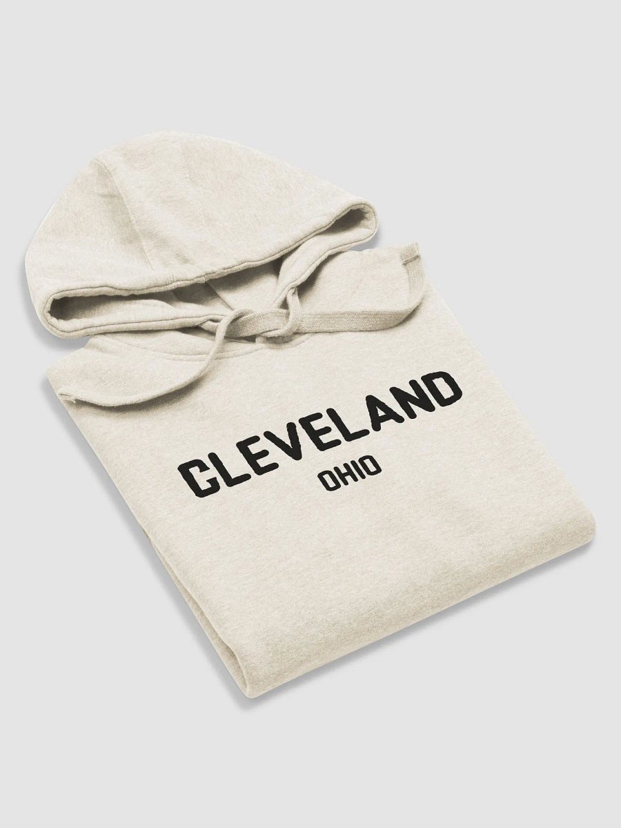 Cleveland Ohio Hoodie Sweatshirt Style Basic Casual Black White for Men Women Kids Dad Gifts product image (4)