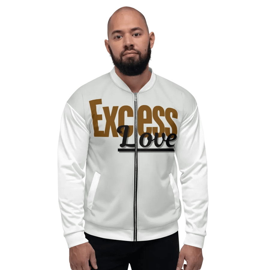 God's Love is excess unisex Bomber Jacket product image (3)