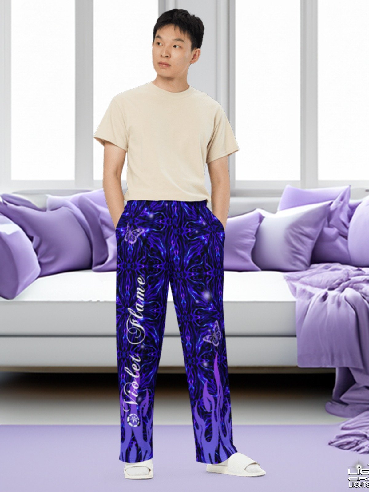 Violet Flame Wide-Leg Pants product image (3)