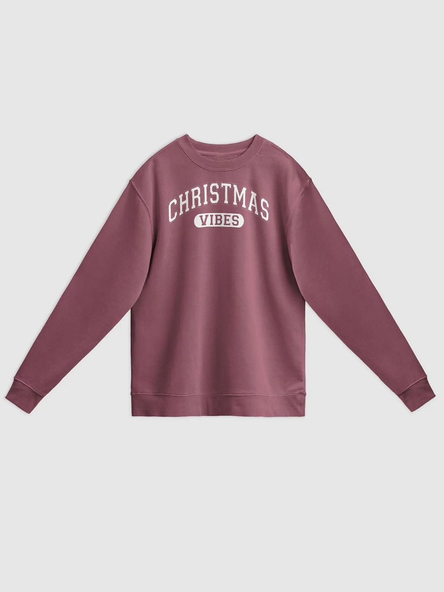 Merry Christmas Unisex Midweight Pigment Dyed Sweatshirt product image (1)